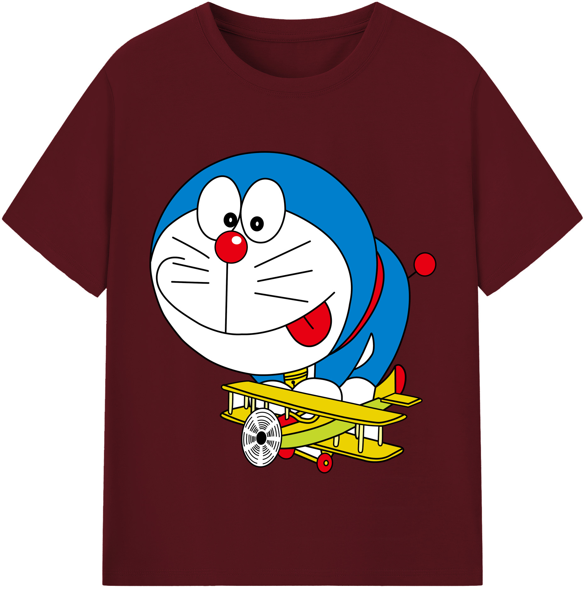 （画像用） ドラえもん Doraemon 綿100％半袖Tシャツ（フロントプリント）